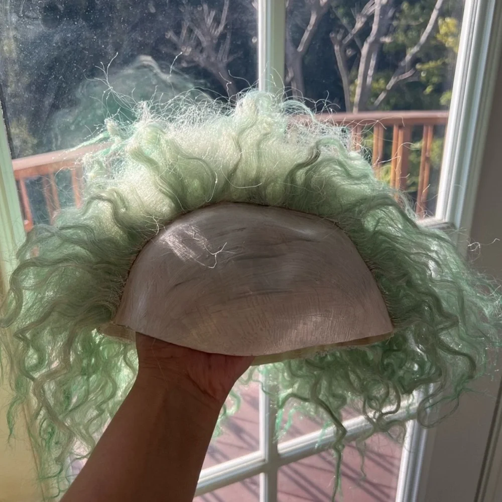 Beetlejuice, Beetlejuice, Beetlejuice Wig! (Forehead painted) Halloween Costume